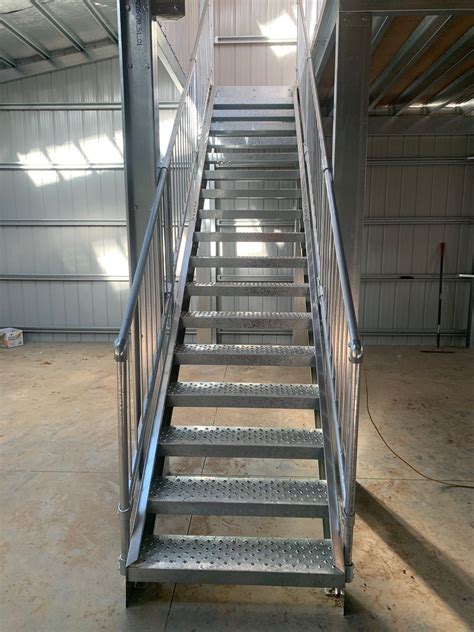 prefab steel stairs